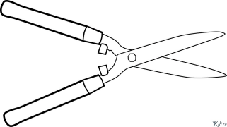 forbici Pagine Di Culore Stampabile